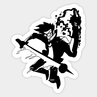 Travis Touchdown no more heroes Sticker